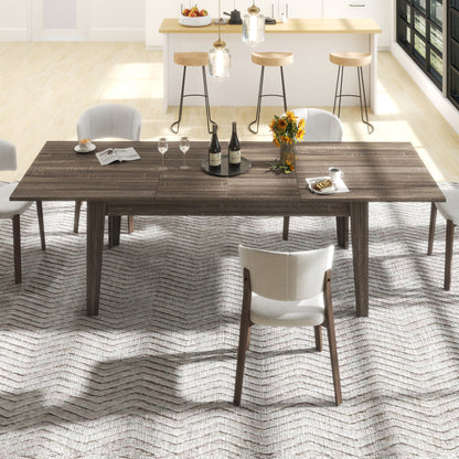 Large Extendable Dining Table – Dark Oak, Kitchen and Family Table